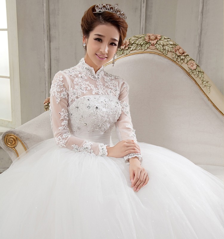 Váy cưới cúp ngực, màu trắng kết hoa 3D đẹp | Shopee Việt Nam