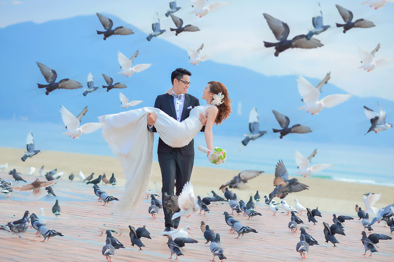 Chụp ảnh cưới công viên biển đông đà nẵng