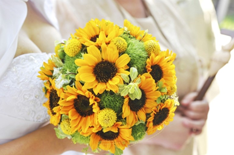 hoa cưới màu vàng