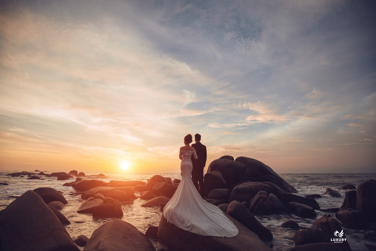 Album ảnh cưới đẹp - Chụp ảnh cưới ngoại cảnh trên biển siêu hot (P1)